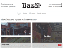 Tablet Screenshot of bazarfyn.dk